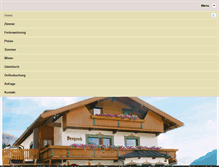 Tablet Screenshot of haus-bergruh.at